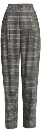 Anine Bing Dames, Broeken, Grijs, Maat: XL Wol