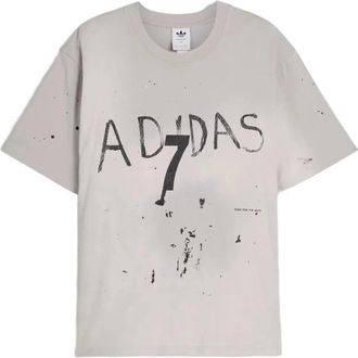 adidas Sftm 007 Short Sleeve Tee - Heren - Sportshirts - Grijs - XL - Katoen - Fitness