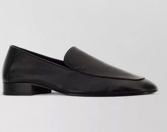 Dries Van Noten leather loafers round toe design