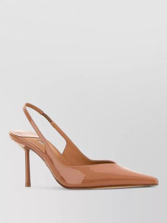 Le Silla chanel vivienne pumps patent pointed toe slingback