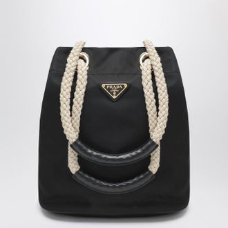 Prada Mariner small bucket bag in black Re-Nylon