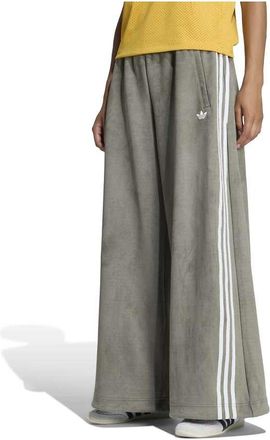adidas Originals pantaloni da tuta in camoscio verdi-Verde