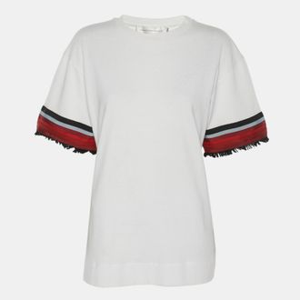Victoria Beckham White Knit T-Shirt