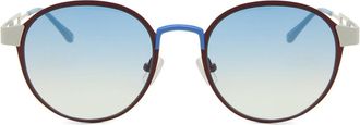 Italia Independent II 0515 057.071 Mens Sunglasses Red Size 50