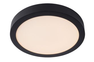 Lucide L&aacute;mpara de techo de aluminio con 1 led integrado, negro