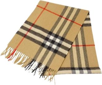 Burberry Vintage, unisex, Beige, ONE Size, Kasjmier, Pre-owned Stole