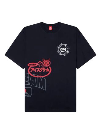 Icecream T-shirt Overlay con stampa - Nero