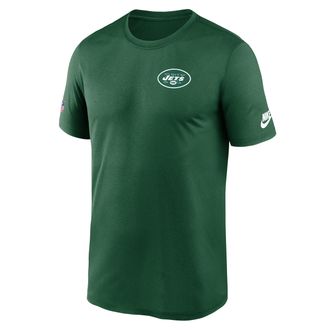 Nike New York Jets Sideline Legend Small Logo Alt Nike Mens Dri-FIT NFL T-Shirt in Green | 02TI3PCQ9Z-UE8
