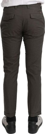 Dolce & Gabbana Brown Casual Mens Trouser Cotton Pants