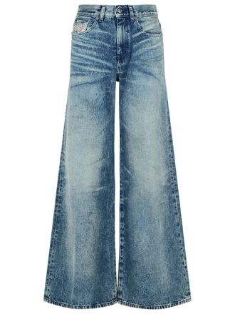 Diesel Akemi Light Blue Cotton Jeans