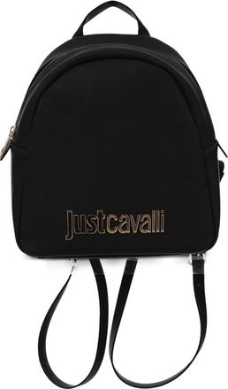 Just Cavalli Zaino con placca logo - BLACK