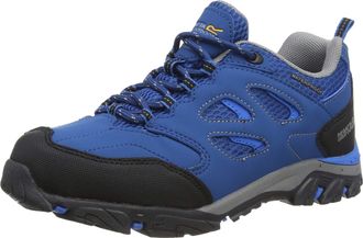 Regatta Holcmbe Low Kids Waterproof Walking Shoes Navy BLZ/Lilac 11 UK Child