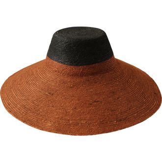 Brunna.Co The Riri Duo Jute Straw Hat in Burnt Sienna at Nordstrom, Size Medium