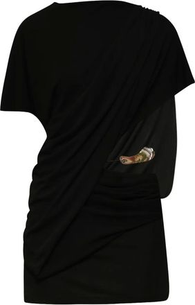 CHRISTOPHER ESBER Abito corto con decorazione - Nero