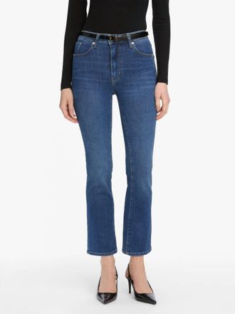 Frame Denim Reboot Femma Crop Jean In Blue