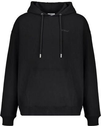 Off-white Black Cotton Mens Sweatshirt