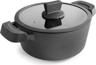 Lacor Cacerola Con Tapa Antiadherente Titanium Pro 6.6 L Aluminio 28 Cm Cacerola Grande Para Guisos