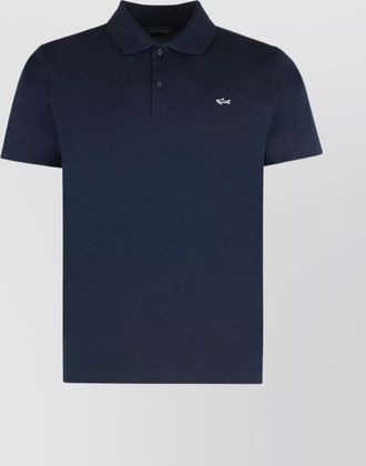 Paul & Shark cotton short-sleeve polo shirt