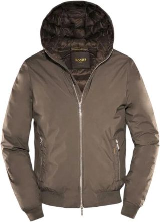 Moorer Oniro-Stp - Heren - Winterjassen - Grijs - L - Polyester - Jassen