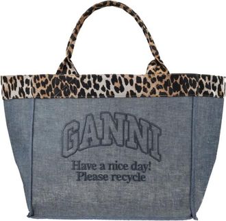 Ganni Tote Bag With Logo