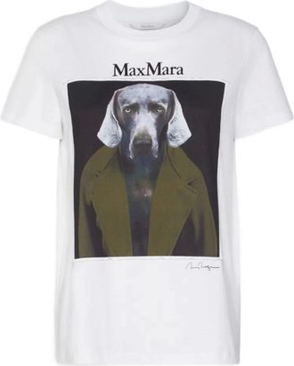 Max Mara Mujer, Camisetas, Blanco, Talla: XS