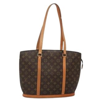 Louis Vuitton Tweedehands Canvas Louis Vuitton tassen - Dames - Pre-owned - Bruin - Maat: ONE Size Leer