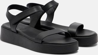 Ancient Greek Sandals Leather platform sandals