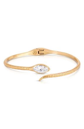 Ettika Serpent Elegance Cuff Bracelet in Gold at Nordstrom