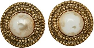 Chanel Plating Clip Earrings (Pre-Owned)