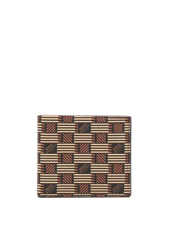 Moreau monogram-print leather wallet - women - CALFSKIN - One Size - Brown
