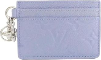 Louis Vuitton Pre-owned Accessories, female, Purple, Size: ONE SIZE Pre-owned Monogram Empreinte Card Case