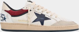 Golden Goose Men & apos;s Ballstar Leather and Suede Low-Top Sneakers