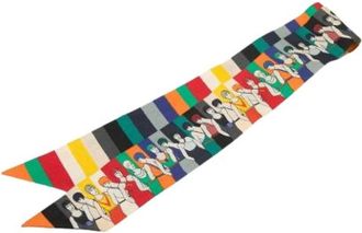 Hermès Pre-owned Scarves, female, Multicolor, Size: ONE SIZE Pre-owned Silk Scarf