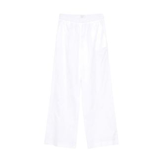 Eleventy Broeken, Dames, Wit, S, Katoen, Pantalone bianco