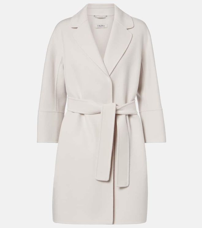 Arona virgin wool wrap coat