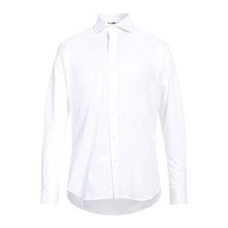 Aquascutum Camicia - Heren - Zakelijke Overhemden - Wit - XL - Katoen - Overhemden