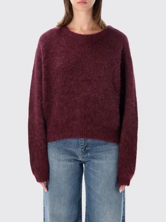 American Vintage Maglia girocollo in lana di alpaca relaxed fit
