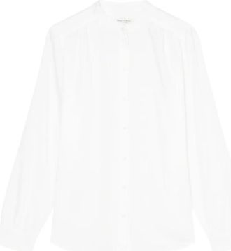 Marc O'Polo Camicia a collo alto - Bianco