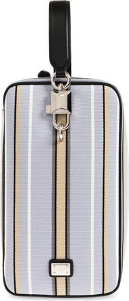 Dolce & Gabbana Lock Jacquard Fabric Handbag - Heren - Handtassen - Blauw - ONE Size - Katoen - Tassen