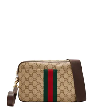 Gucci Beige Logo Small Crossbody Bag
