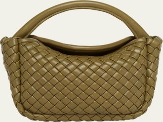 Bottega Veneta Cobble Mini Leather Top-Handle Bag