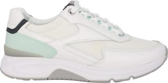 Gabor Rollende Sneaker - Wit/Groen - Dames - Sneakers - Wit - 42 EU - Schoenen