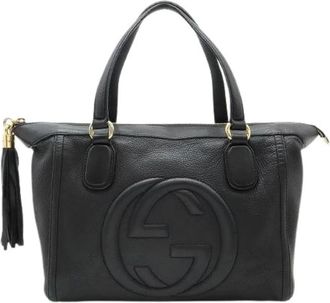 Gucci Pre-owned Handbags, female, Black, Size: ONE SIZE Pre-owned Vintage Handbag