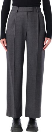 Low Classic Belted Point Pleated Trousers