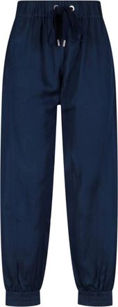 SA SU PHI High-Waisted Silk Blend Athletic Pants With Drawstring Closure