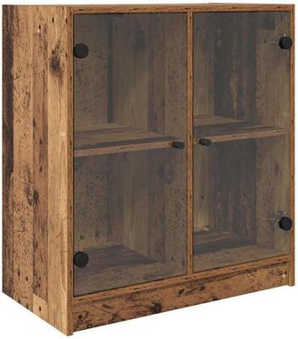 vidaXL Side Cabinet Old Wood 68 x 37 x 75.5 cm Engineered Wood vidaXL