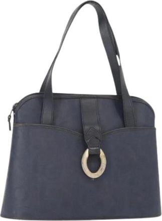 Dior Pre-owned Vintage Handtas - Dames - Vintage Handtas - Blauw - ONE Size - Leer - Vintage