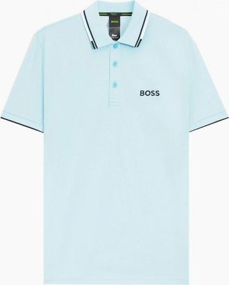 HUGO BOSS Mens Hugo Boss Mens Light Blue Paddy Pro Polo Shirt - Size: 38