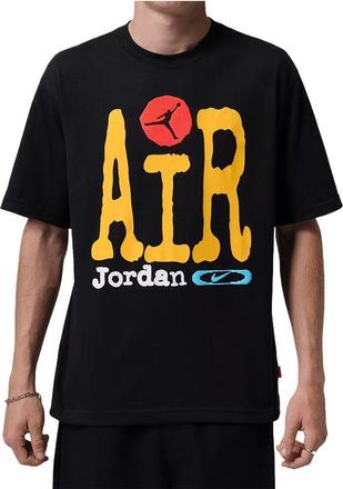 Nike Jordan Graphic T-Shirt Black Amarillo Infrared 23 IQ5299-010