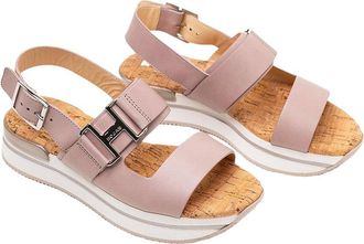 Hogan Leather Sandal